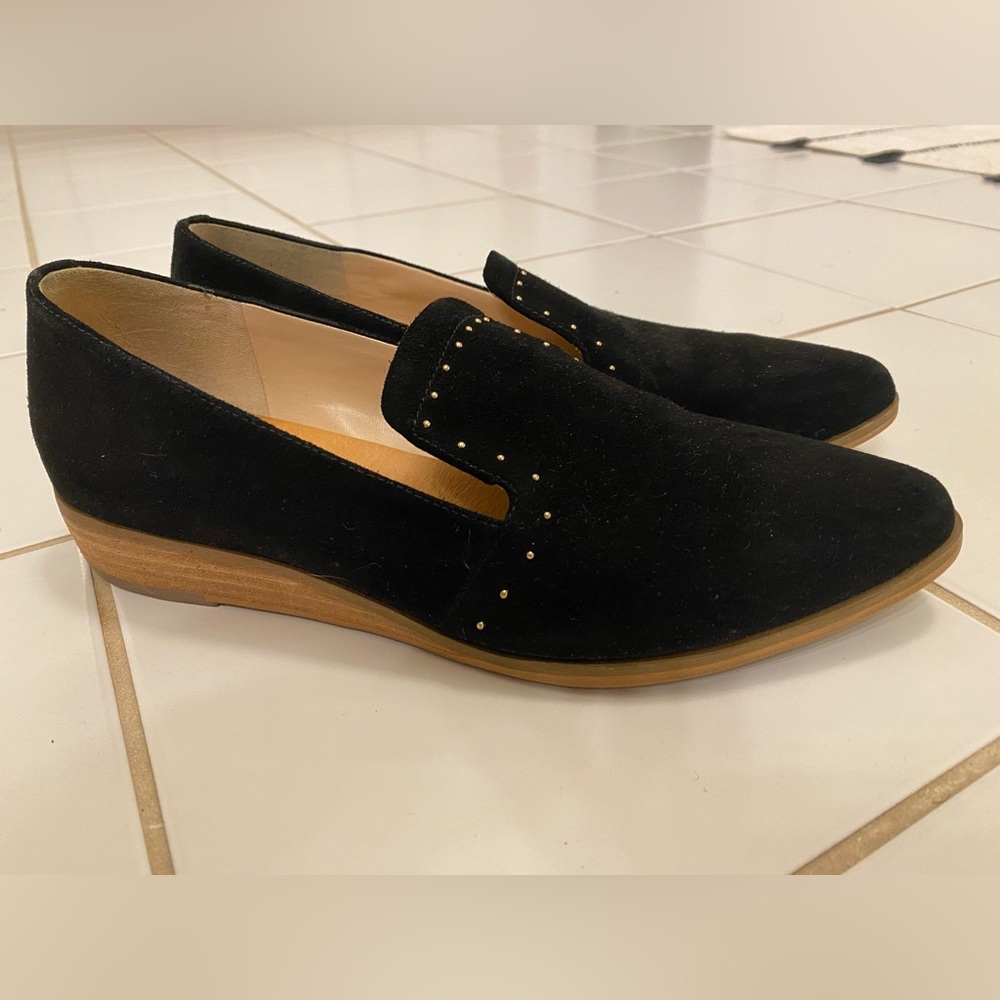 Dr Scholl’s Black Suede Flats